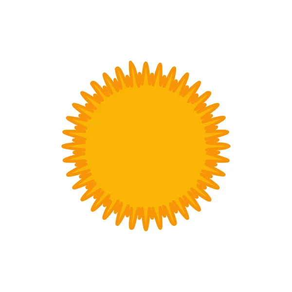 Sun Icon Vector Illustration — Stock Vector