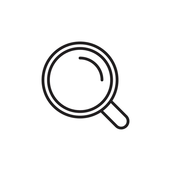 Magnifying Glass Icon Outline Search Vector Symbol — Διανυσματικό Αρχείο
