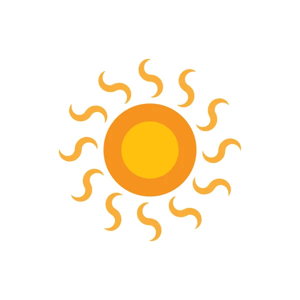 Zon Icoon Vector Illustratie — Stockvector