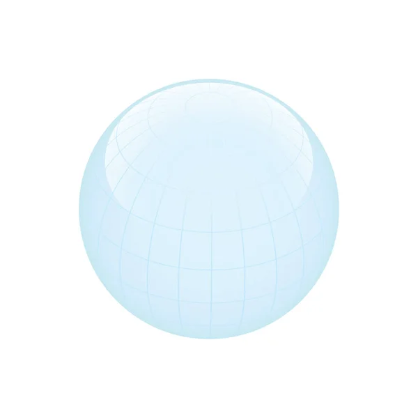 Icône Globe Fond Vectoriel Illustration — Image vectorielle