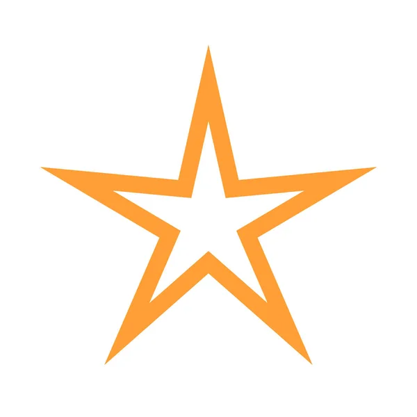 Color Vector Illustration Star Icon — Stockvektor