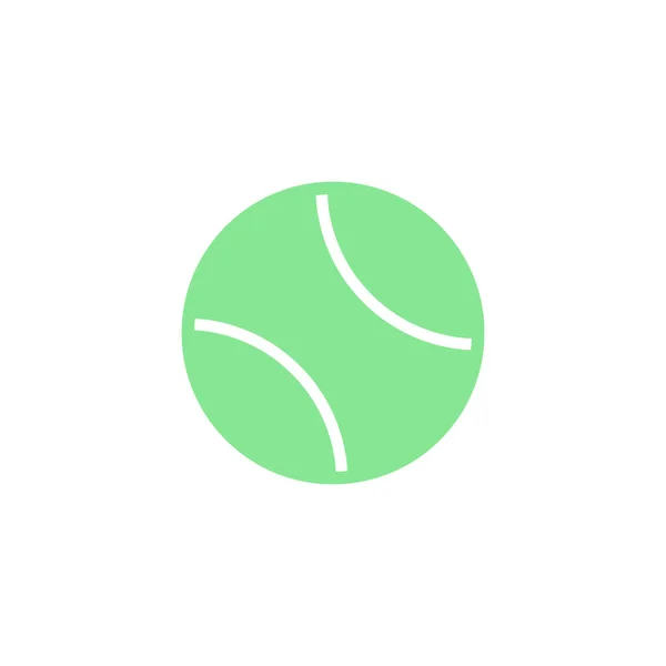 Icône Balle Tennis Illustration Vectorielle — Image vectorielle