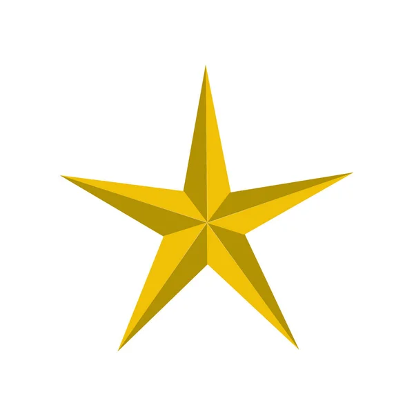 Color Vector Illustration Star Icon — стоковый вектор