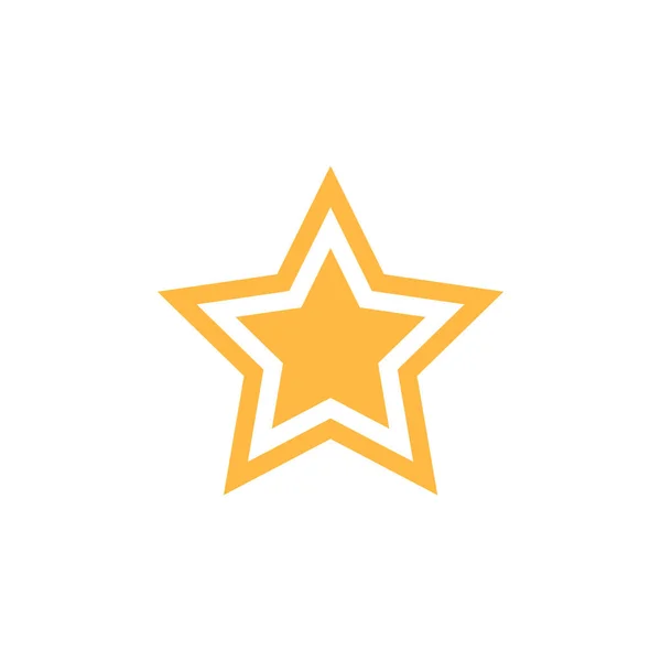 Color Vector Illustration Star Icon — Wektor stockowy