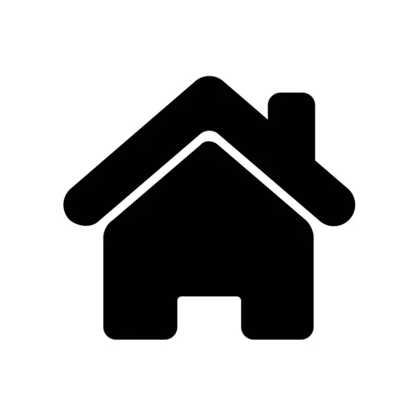 房地产概念房子图标 矢量插图 — 图库矢量图片