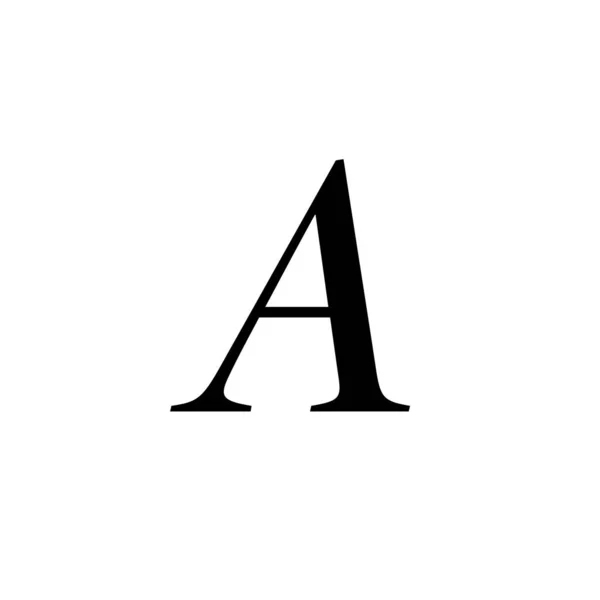 Letter Symbol Icon Vector Illustration — Διανυσματικό Αρχείο