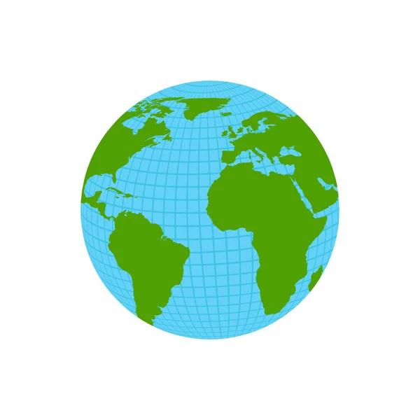 World Map Icon Vector Illustration Background — 스톡 벡터