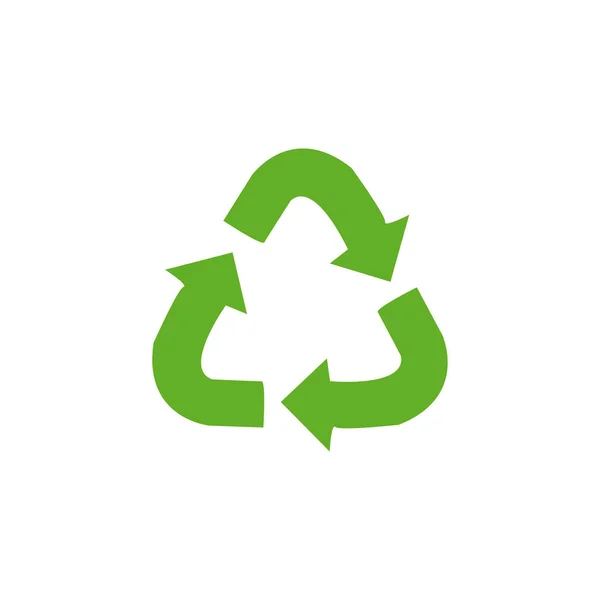 Recykling Symbol Śmieci Ikona Wektor Ilustracja — Wektor stockowy