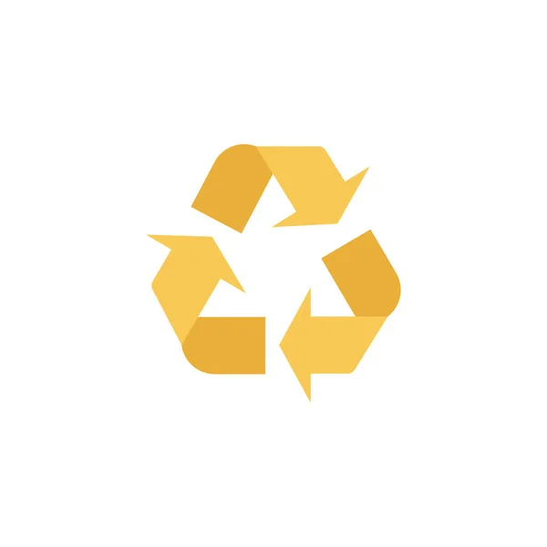 Recycle Trash Symbol Icon Vector Illustration — Stockvektor