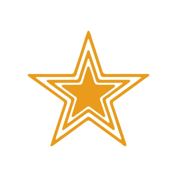 Color Vector Illustration Star Icon — Vetor de Stock