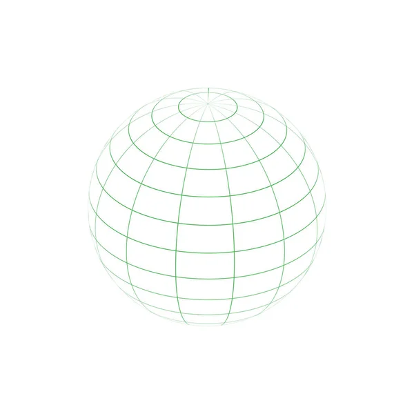 Ikona Globu Tło Ilustracji Wektora — Wektor stockowy