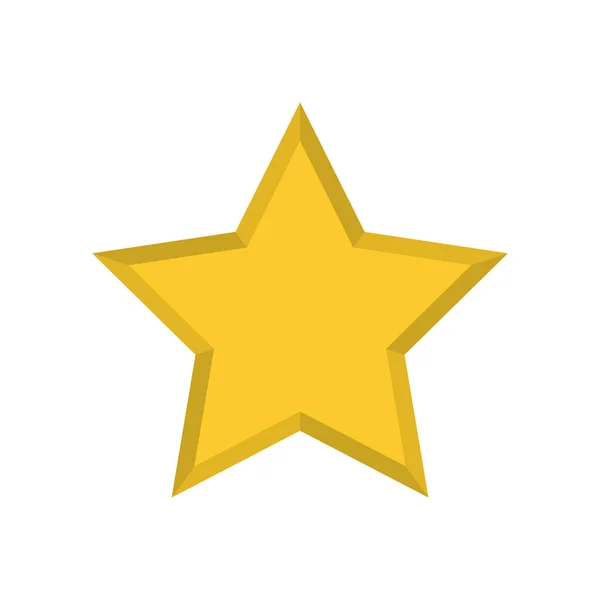 Color Vector Illustration Star Icon — Stockvektor