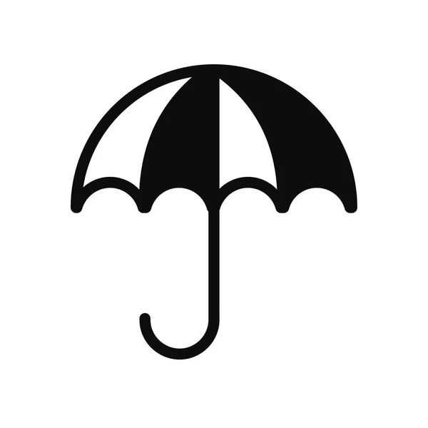 Vektor Illusztráció Ikon Esernyő — Stock Vector