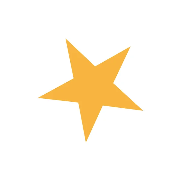 Color Vector Illustration Star Icon — Wektor stockowy