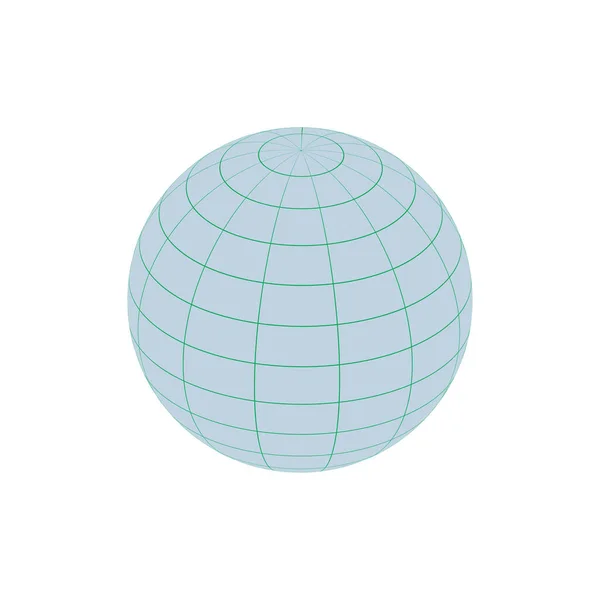 Ikona Globusu Pozadí Vektorové Ilustrace — Stockový vektor