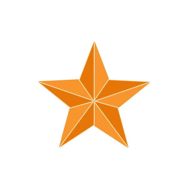 Color Vector Illustration Star Icon — Vetor de Stock