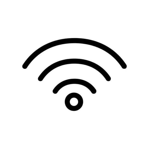 Wifi Simgesi Vektör Resimleme Arkaplanı — Stok Vektör