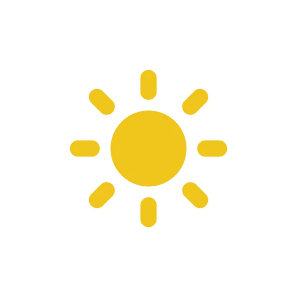 Sun Icon Vector Illustration — Stock Vector