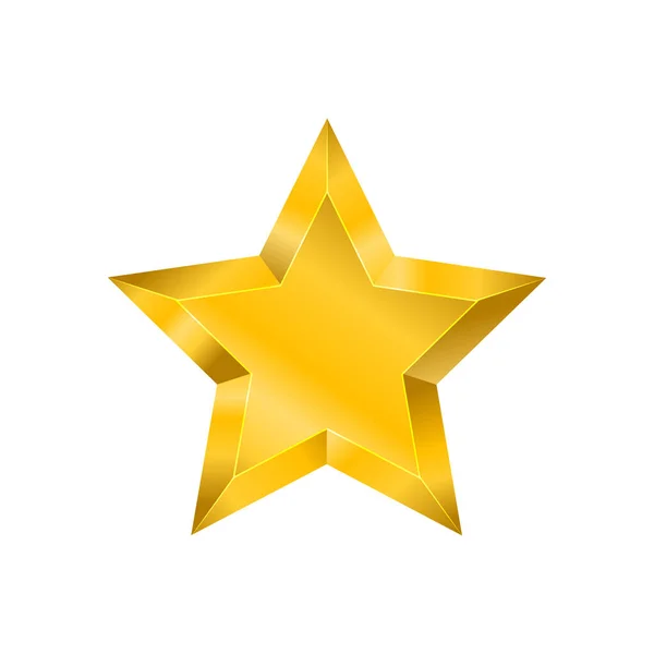 Color Vector Illustration Star Icon — Stockvektor