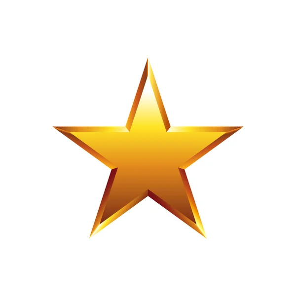 Abstract Star Icon Vector Illustration — Vetor de Stock