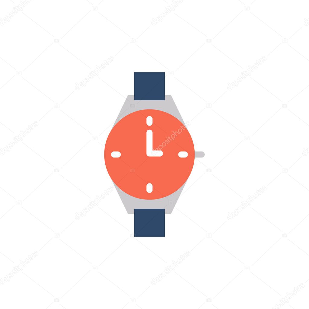 wristwatch icon simple vector illustration