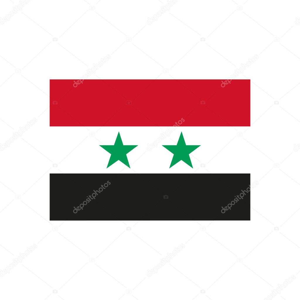 Syria country simple icon, vector illustration