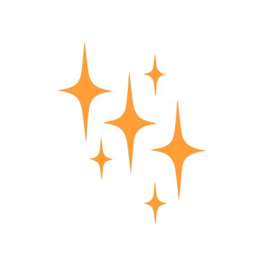 Soyut yıldız simgesi vektör illüstrasyonu