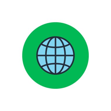 dünya simgesi, vektör illüstrasyon arkaplanı