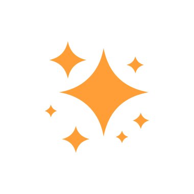 Soyut yıldız simgesi vektör illüstrasyonu