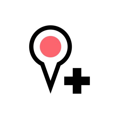 PIN web simge vektör çizim 