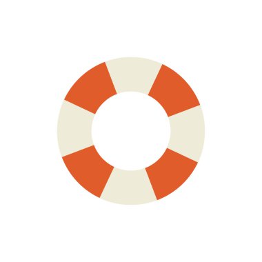 life (floating) ring, lifebuoy simple icon, vector illustration