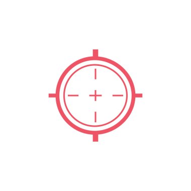 Abstract vector color target icon