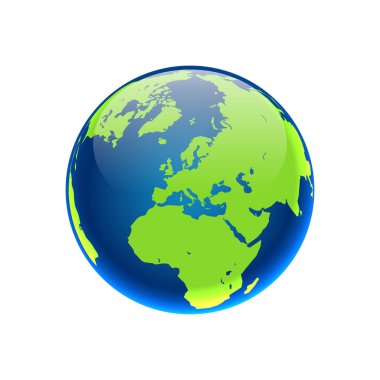 dünya haritası simgesi, vektör resimleme arkaplanı