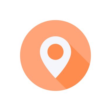 gps navigasyon pin vektör çizimi