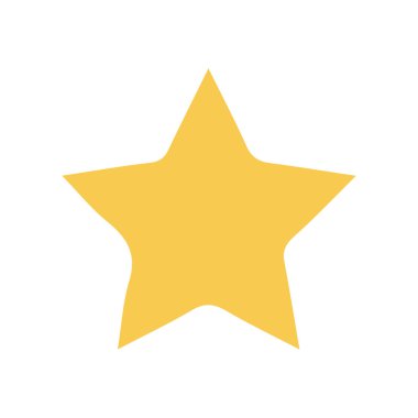 Soyut yıldız simgesi vektör illüstrasyonu