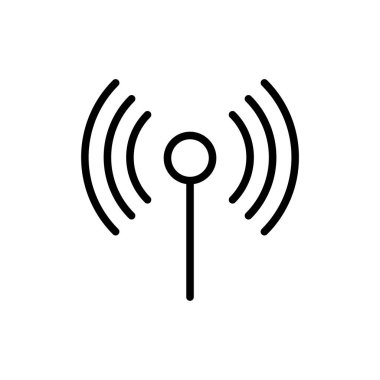 wifi simgesi vektör resimleme arkaplanı