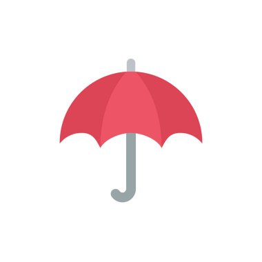 simple umbrella icon on white background.