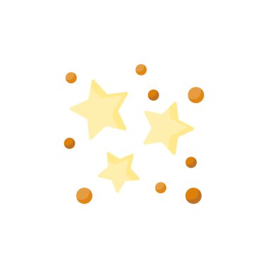 Soyut yıldız simgesi vektör illüstrasyonu