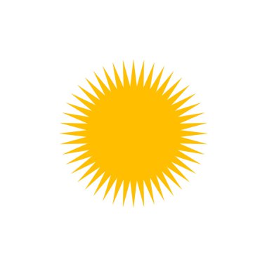 Soyut yıldız simgesi vektör illüstrasyonu