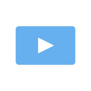 Oynatma düğmesi vektör çizimi