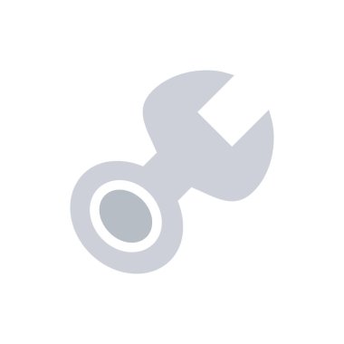 İngiliz anahtarı simgesi, vektör resimleme arkaplanı