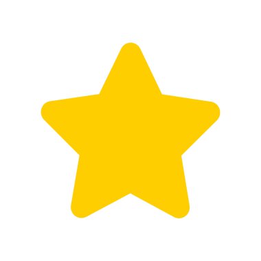 Soyut yıldız simgesi vektör illüstrasyonu