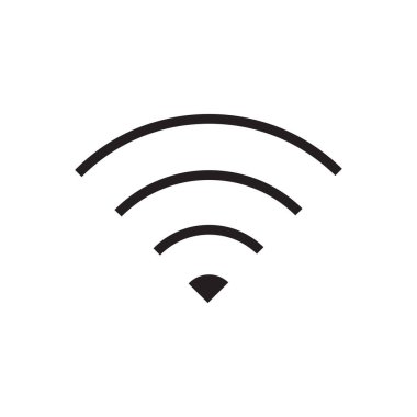 wifi simgesi vektör resimleme arkaplanı