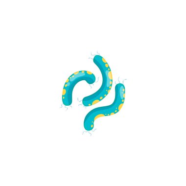 Virüs simgesi vektör resimleme arkaplanı 