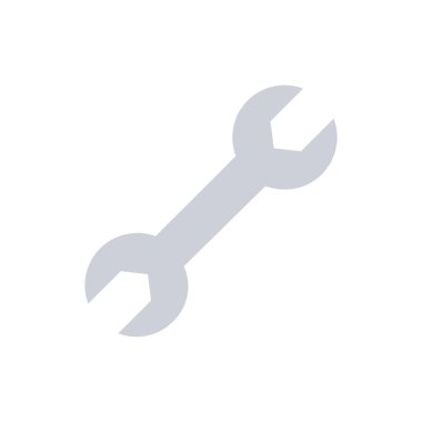 İngiliz anahtarı simgesi, vektör resimleme arkaplanı