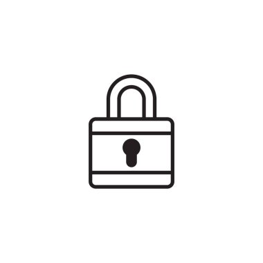 lock. web icon simple design vector illustration