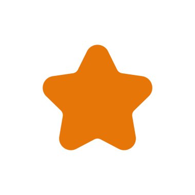 Soyut yıldız simgesi vektör illüstrasyonu