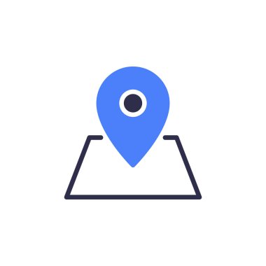 gps navigasyon pin vektör çizimi