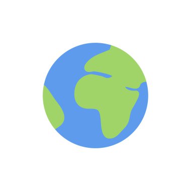 dünya haritası simgesi, vektör resimleme arkaplanı