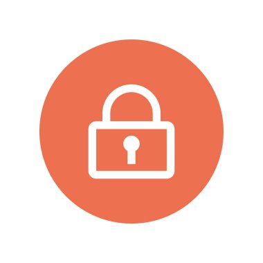 lock. web icon simple design vector illustration